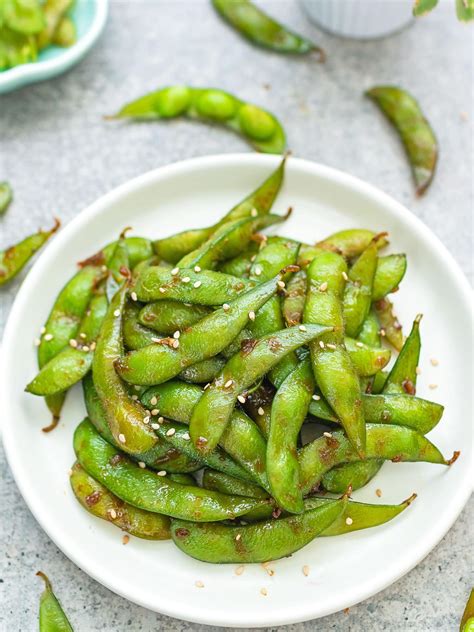 Ginger Soy Glazed Edamame K33 Kitchen Delicious Plant Based Vegan Recipes