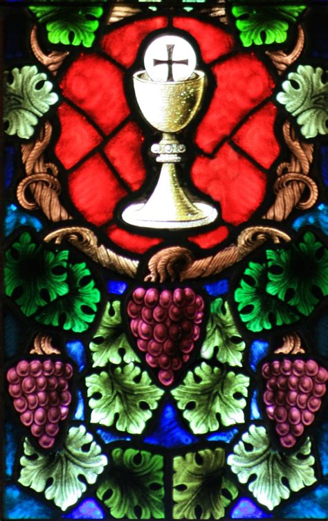 Chalice With Host And Grapes Eucharistic Adoration Chalice Art