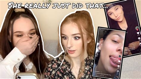 Reacting To Tiktok Lesbian Thirst Traps Youtube