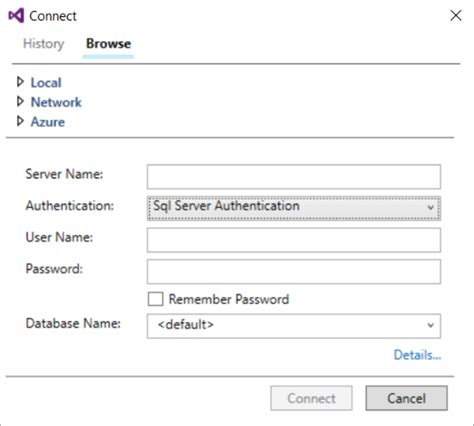 Menyambungkan Dan Mengkueri Synapse Sql Dengan Visual Studio Dan Sql