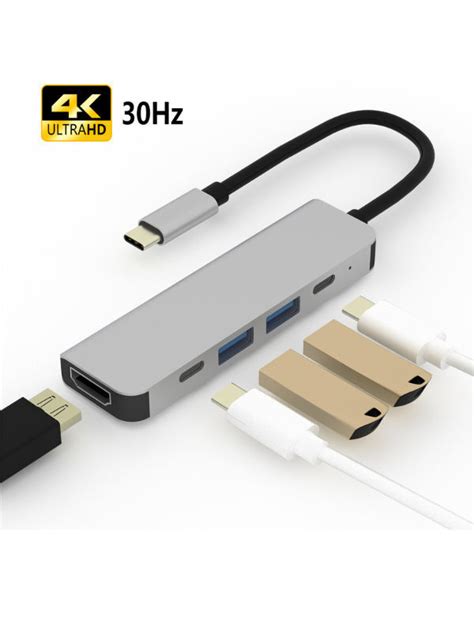 Buy Wholesale China Usb-c Hub 5 In 1 4k*2k Aluminum Shell High Speed ...