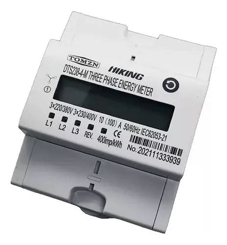 Multi Medidor Energia Trifasica 110 220v 100a Kwh 4fios