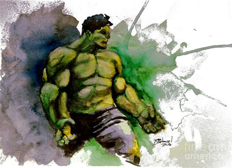 The Incredible Hulk Painting By Rob Spitz Fine Art America