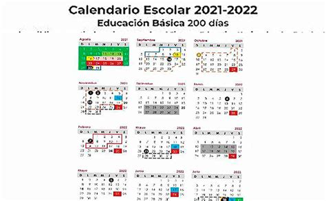 Calendario Escolar Oficial Sep En Pdf Listo Para Imprimir