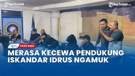 Pendukung Iskandar Idrus Ngamuk Di Sekretariat Dpw Pan Maluku Utara