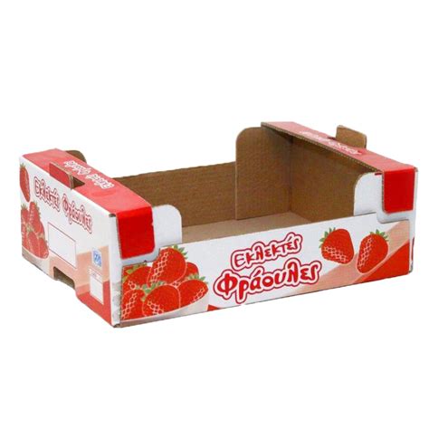 FSC Custom Printed Corrugated Cardboard Paper Citrus Cherry Cherries