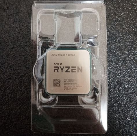 AMD Ryzen7 5800X 新品未開封