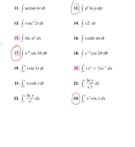 Solved 1 2 Evaluate The Integral Using Integration By Parts Chegg