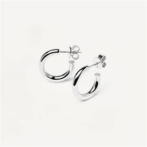 Buy Pdpaola Medium Cloud Silver Earrings Online In Uk