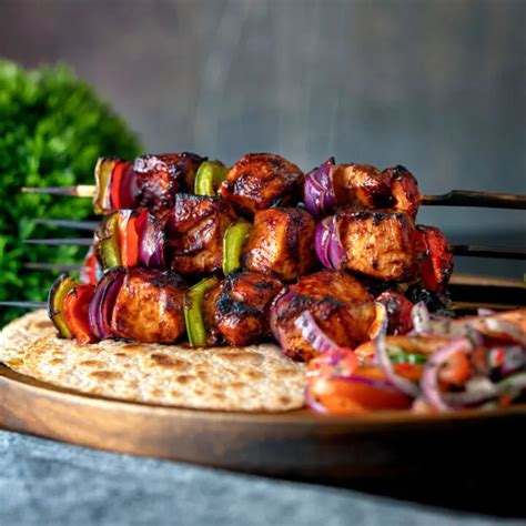 Chicken Shashlik Kebab Sticks Krumpli