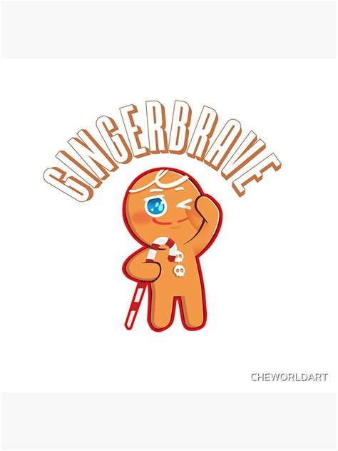 "GINGERBRAVE COOKIE RUN KINGDOM" Poster by CHEWORLDART | Redbubble