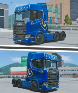 Skins Scania S Faixas Personalizadas V Wtds