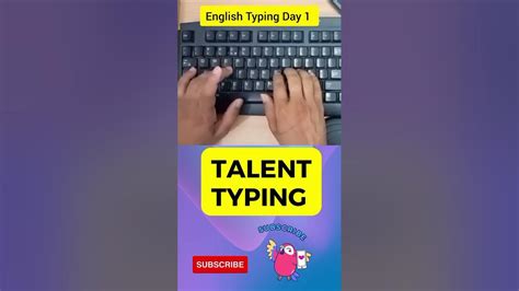 केबल 10 दिनों में सीखें English Typing ⌨️💻 English Typing Course Day 1 English Typing Lesson 1