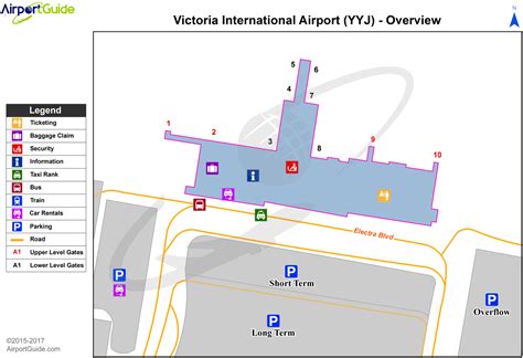 Victoria - Victoria International (YYJ) Airport Terminal Maps ...