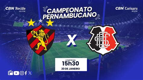 SPORT 2 X 1 SANTA CRUZ AO VIVO Campeonato Pernambucano O Time De