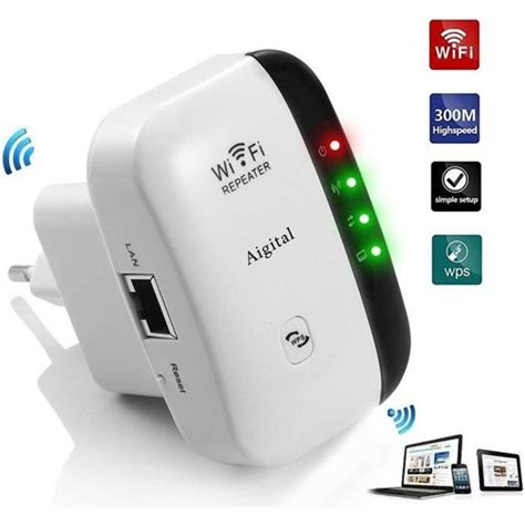 Aigital R P Teur Wifi Mbps Point D Acc S Wi Fi Extenseur Sans Fil