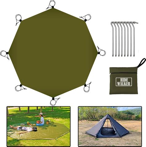 Hikeman Camping Tarp Tent Footprint Multi Purpose Waterproof Outdoor