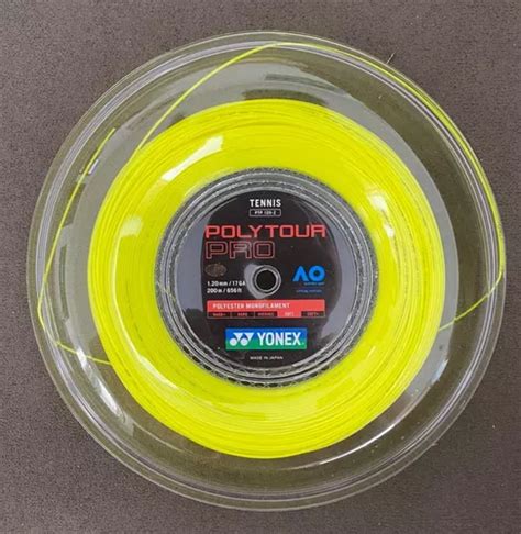 Rolo De Corda Yonex Poly Tour Pro Mm Gauge Metros