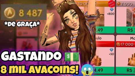 GASTANDO 8 MIL AVACOINS que consegui de graça Avakin life