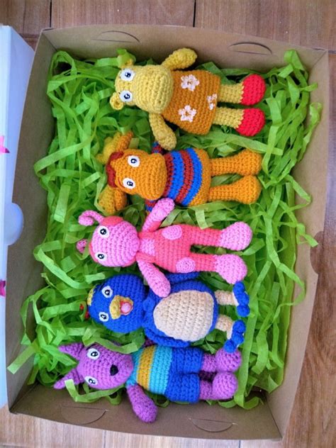 Backyardigans Amigurumi Adornos De Ganchillo Tejidos De Ganchillo