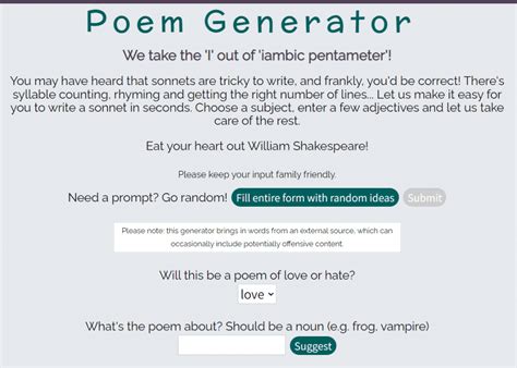 An Ai Poem Generator Can Help You Generate Poetry Automatically In