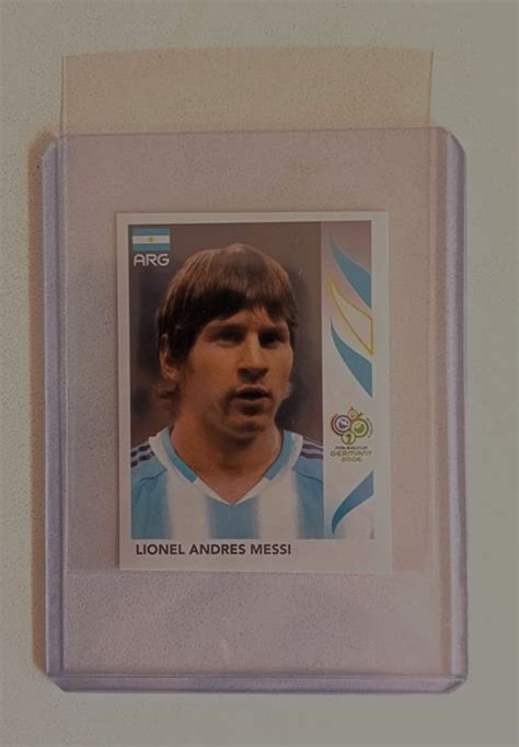 2006 Panini Germany 2006 World Cup Lionel Messi 185 WC Rookie