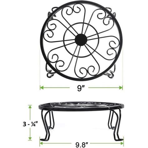 Pots Bacs Jardini Res Supports De Plantes En M Tal Pour Pot De