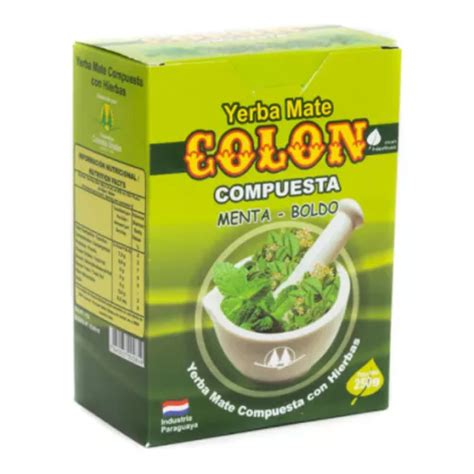 Yerba Mate Colon Boldo Menta 500g Cuotas sin interés