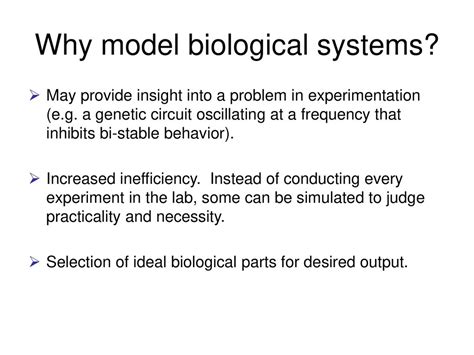 Modeling Biological Systems Ppt Download