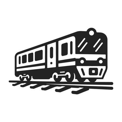 Black Train Icon On White Background 46571949 Vector Art At Vecteezy