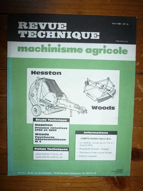 Amazon In Buy Rtma Revue Technique Tracteur Agricole Presse