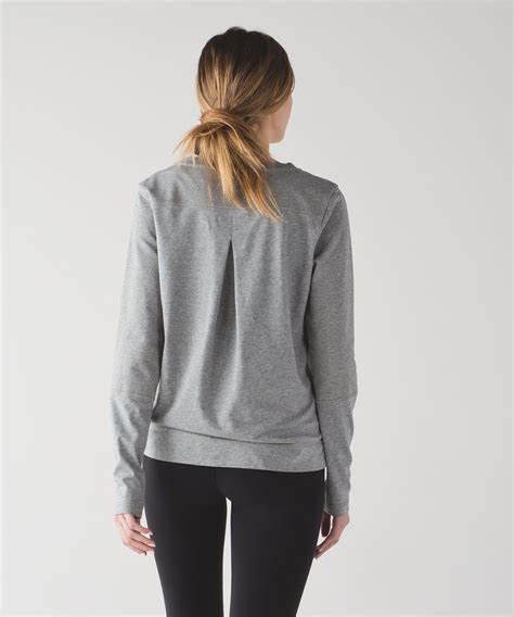 Lululemon Belle Long Sleeve Heathered Medium Grey Lulu Fanatics