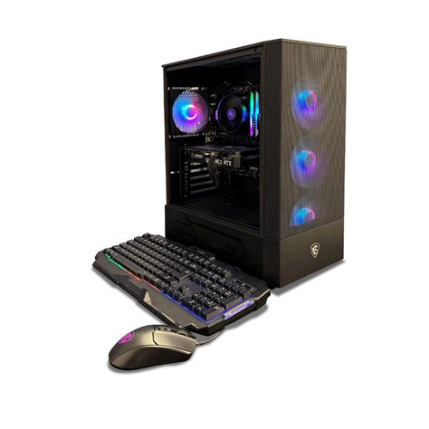 NSX GAMING Desktop PC With AMD Ryzen 5 5500 16GB NVMe 512GB GPU RTX