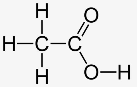 Structure Of Ethanoic Acid, HD Png Download - kindpng