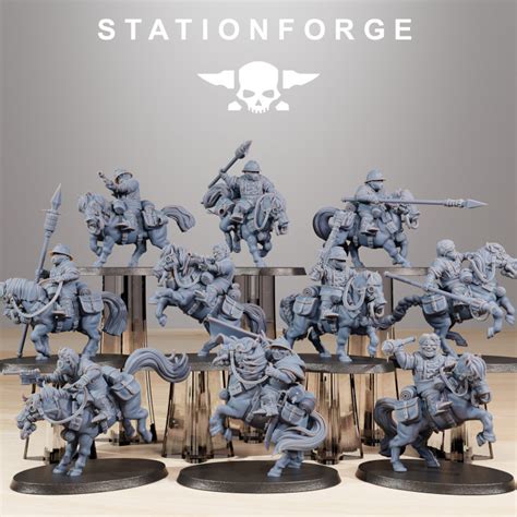 3d Printable Grimguard Pony Cavalry By Station Forge