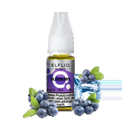 Blueberry Nic Salt Liquid Von Elfliq By Elfbar The Vape