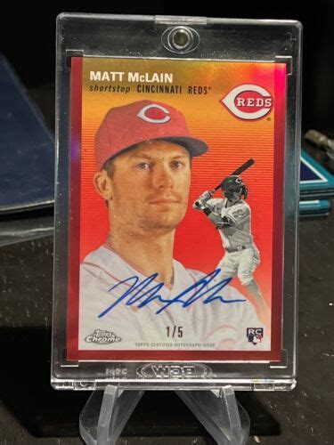 Topps Chrome Platinum Anniversary Autographs Red Refractor Cpa