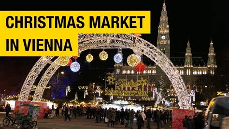 Christmas Market In Vienna Austria Youtube