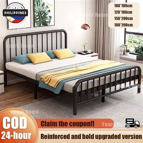 Metal bed frame Steel bed frame double bed frame King Size bed frame ...