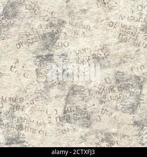 Old Grunge Newspaper Collage Seamless Pattern Unreadable Vintage