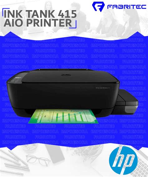 Impresora Multifuncional Hp Ink Tank 415 Aio Printer Z4b53a