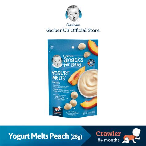 Gerber Yogurt Melts Peach 28g Lazada Ph