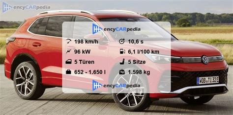 Volkswagen Tiguan 1 5 ETSI 130 Technische Daten 2024 Jetzig Leistung