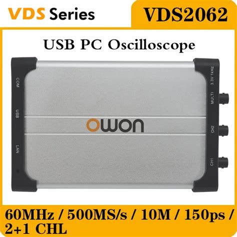 Owon Vds Mhz Pc Usb Digital Oscilloscope Canais De