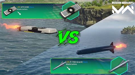 GTX 690 Vs P 700 Granit Missiles Comparison Modern Warships YouTube