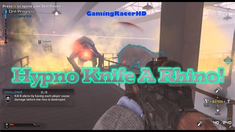 Call Of Duty Ghosts Extinction Mode Hypno Knife A Rhino 1080p Hd Youtube