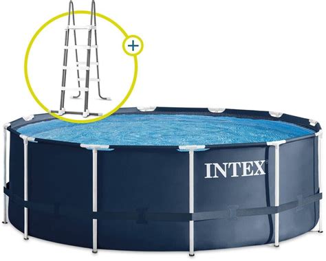 Intex Frame Pool Rondo 366 x 122 cm Ohne Zubehör inkl Leiter ab 368 99