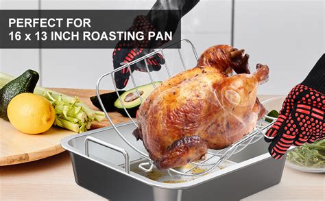 Onlyfire Stainless Steel Removable Adjustable Roasting Rack For Chicken