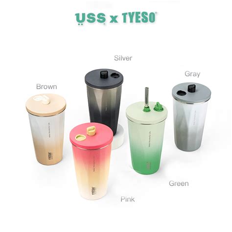 Jual Uss X Tyeso Tumbler Gelas Kopi Portable Ml Stainless Steel Free