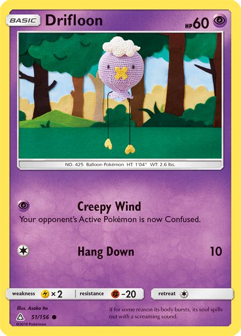 Drifloon Ultra Prism Pokemon Card Pikawiz